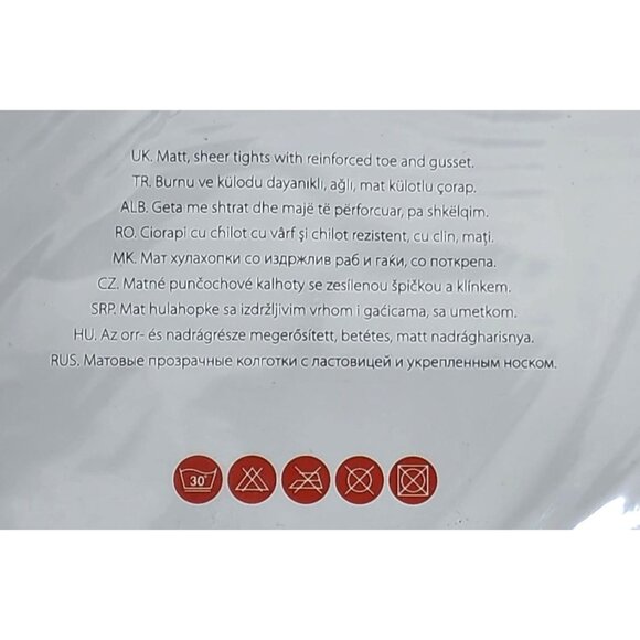 Penti 57 Skin #4 XL Sheer Tights – 20 Den Matte Nylon Elastane 5749 - Picture 8 of 10